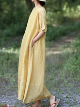 Load image into Gallery viewer, Women&#39;s Long Casual Dress, Spring Autumn, Suitable For Women Daily Wear, Modest Dress Perfect For Beach

