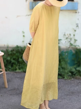 Load image into Gallery viewer, Women&#39;s Long Casual Dress, Spring Autumn, Suitable For Women Daily Wear, Modest Dress Perfect For Beach

