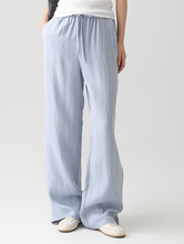 Load image into Gallery viewer, Women&#39;s Nature Linen Pants, Drawstring Pocket Straight Wide-Leg Pants, Suitable For Daily Commuting Holiday Wear

