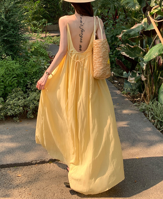 Backless sun dresses 2025