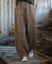 Load image into Gallery viewer, Women Zha Dyeing Color Pocket Casual Loose Pants, Vacation Women&#39;s Loose Casual Pants

