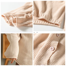 Load image into Gallery viewer, Cotton Sweater for Women, Casual Knit Sweater, Beige Cardigan Sweater