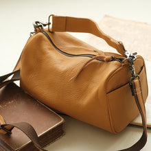 Load image into Gallery viewer, The Full Grain Leather Bag, One-Shoulder Messenger Leather Bag, Bucket Bag Purses for Woman
