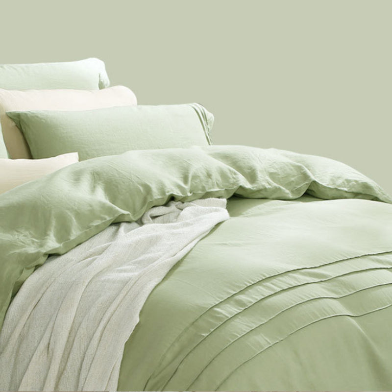 Comfortable Pure Color Soft Linen Bedding Set– FantasyLinen