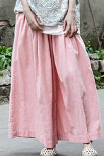 Load image into Gallery viewer, Original Designer Loose Long Vintage Cotton Linen Pants Women Clothes - FantasyLinen
