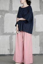 Load image into Gallery viewer, Original Designer Loose Long Vintage Cotton Linen Pants Women Clothes - FantasyLinen
