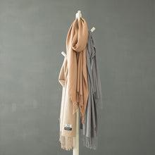 Load image into Gallery viewer, Vintage Pure Color Wool Warm Scarf Women Fashion Shawl W19110