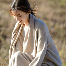Load image into Gallery viewer, Women Warm Soft Wool Scarf Winter Shawl W81065
