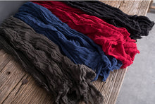 Load image into Gallery viewer, Vintage Soft Linen Scarf Women Winter Shawl W17120
