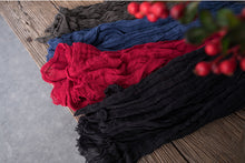 Load image into Gallery viewer, Vintage Soft Linen Scarf Women Winter Shawl W17120
