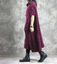 Load image into Gallery viewer, Vintage Casual High Neck Maxi Dresses Women Spring Clothes Q31121
