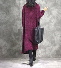 Load image into Gallery viewer, Vintage Casual High Neck Maxi Dresses Women Spring Clothes Q31121
