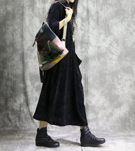 Load image into Gallery viewer, Vintage Casual High Neck Maxi Dresses Women Spring Clothes Q31121

