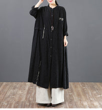 Load image into Gallery viewer, Women Loose Button Down Maxi Shirt Dresses For Spring 6123