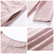 Load image into Gallery viewer, Women Plus Size Pure Color Elegant Loose Dresses Q16014
