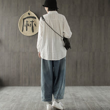 Load image into Gallery viewer, Vintage Loose Wide-leg Blue Jeans Women Casual Denim Pants K1351
