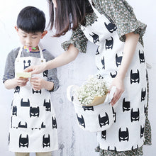 Load image into Gallery viewer, Simple Japanese Style Cotton Linen Parent-child Apron A18022
