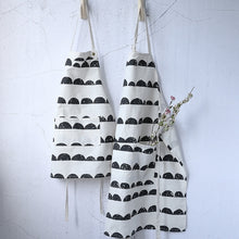 Load image into Gallery viewer, Simple Japanese Style Cotton Linen Parent-child Apron A18022