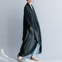Load image into Gallery viewer, Black Loose Knitted Gown Women Casual Maxi Dresses Q26036

