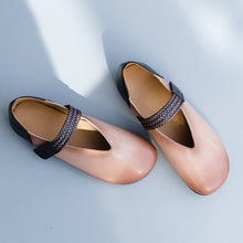 Load image into Gallery viewer, Casual Simple Women Comfort Leather Flat Shoes For Spring X25032
