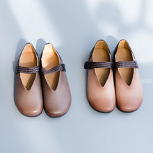 Load image into Gallery viewer, Casual Simple Women Comfort Leather Flat Shoes For Spring X25032
