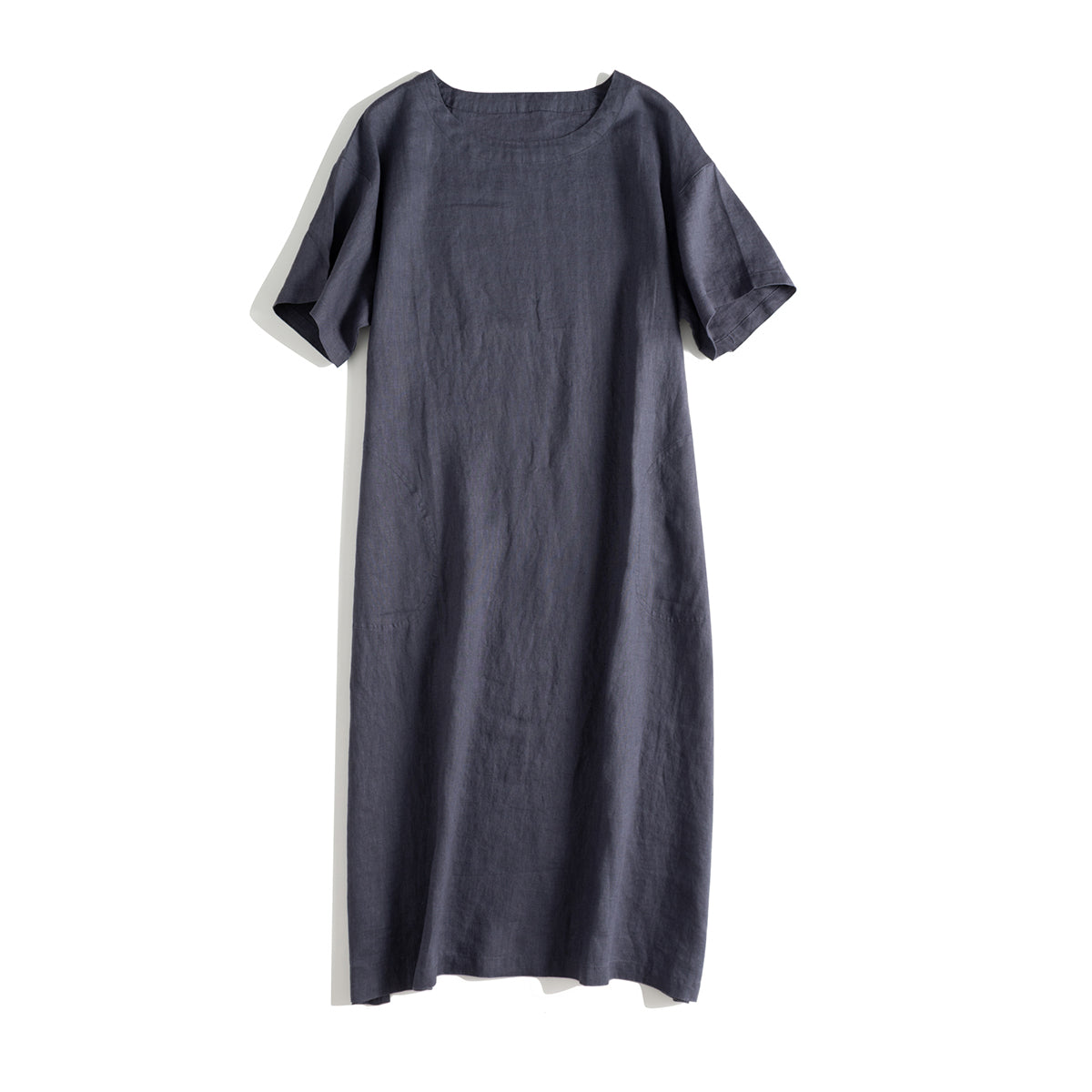 chinese dress ladies Linen Midi Dress 'Beckie', Loose Linen Dress for Women main image 1