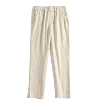 Load image into Gallery viewer, Pure Color Linen Casual Pants Women Drawing Trousers
