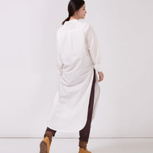 Load image into Gallery viewer, Women&#39;s Cotton Long Cardigan Shirt Dress

