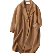 Load image into Gallery viewer, Wool Loose Trench, Winter Coat Women, Autumn Winter Outerwear
