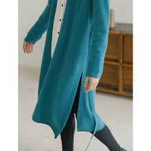 Load image into Gallery viewer, Women Wool Cardigan Sweater, Knit Open Front Cardigan, Oversized Long Sweater
