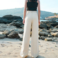 Load image into Gallery viewer, Women Linen High Waist Straight Leg Pants
