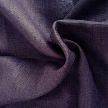 Load image into Gallery viewer, Frayed Ruffle Linen Pillow Case In Midnight Washed &amp; Softened