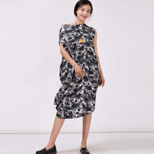Load image into Gallery viewer, Women&#39;s Irregularity Linen Printed Dresses
