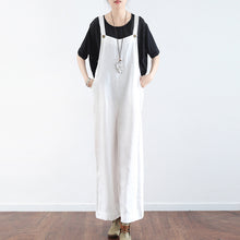 Load image into Gallery viewer, Loose Casual Linen Wide Leg Overalls For Women
