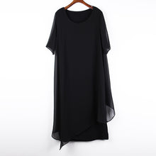 Load image into Gallery viewer, Plus Summer Irregular Loose Dresses Women Casual Clothes 6937