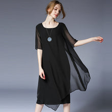 Load image into Gallery viewer, Plus Summer Irregular Loose Dresses Women Casual Clothes 6937