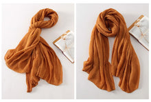 Load image into Gallery viewer, Fashion Plicated Vintage Multicolor Big Scarves For Women Accessories E1402