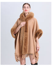Load image into Gallery viewer, Warm Causel Women Wrap Cape Winter Coats
