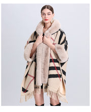 Load image into Gallery viewer, Warm Causel Women Wrap Cape Winter Coats
