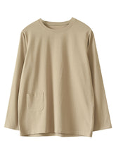 Load image into Gallery viewer, Cotton Casual Round Women Blouse
