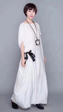 Load image into Gallery viewer, Elegance White Casual Loose Fitting Maxi Dresses For Women