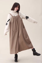 Load image into Gallery viewer, Spring Wide Leg Overalls Cotton Warm Casual Women Jumpsuits /Trousers