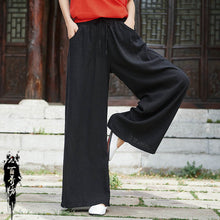 Load image into Gallery viewer, Wide Leg Linen Pants Summer Linen Pants For Women FantasyLinen
