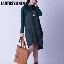 Load image into Gallery viewer, Green and Black Silk Fitting Dresses Women Clothes Q2803A - FantasyLinen