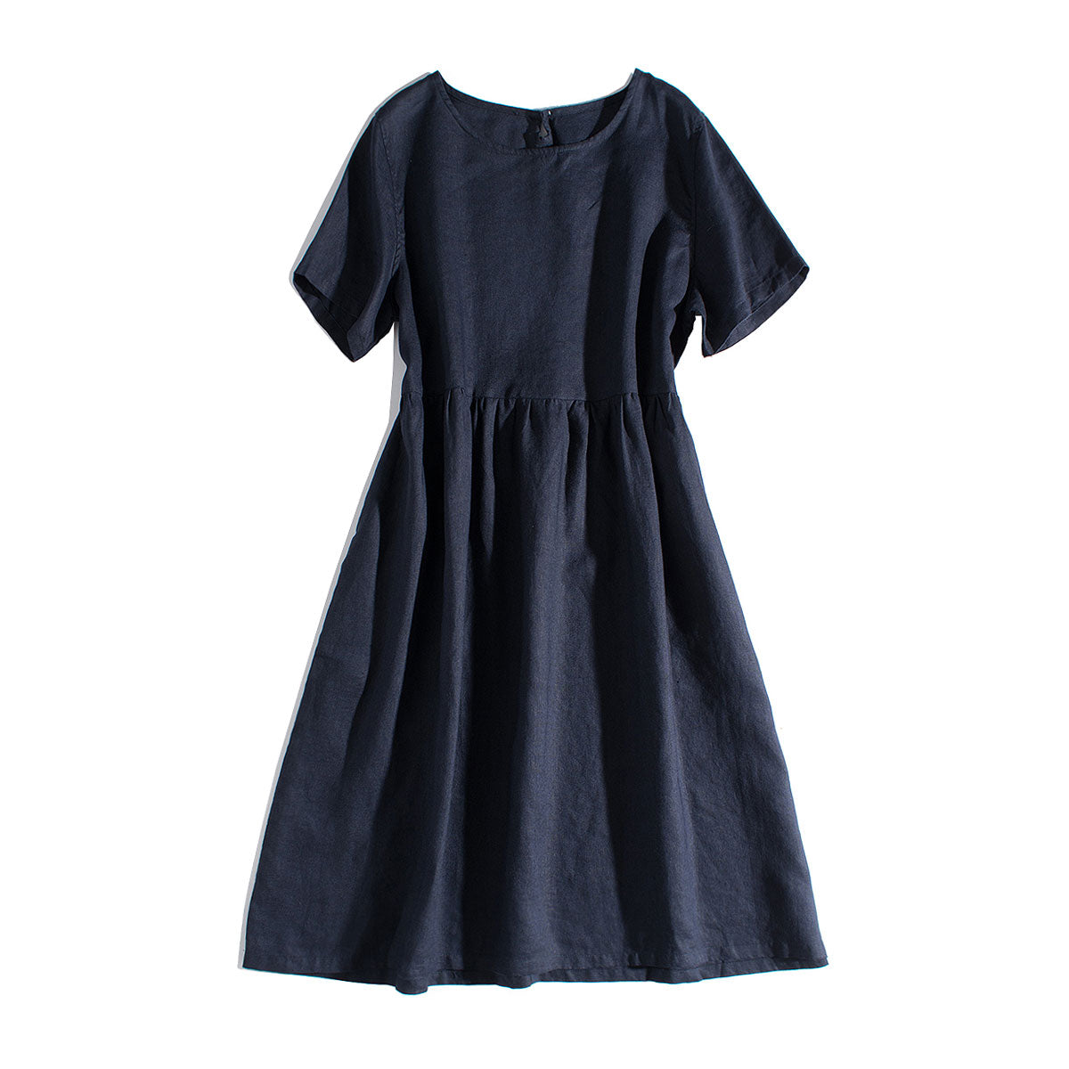 Simple Pure Color Linen Dresses Women Clothes FantasyLinen Simple Pure Color Linen Dresses Women Clothes FantasyLinen