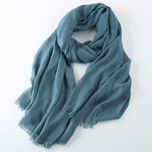 Load image into Gallery viewer, Cotton Linen Warm Long Scarf Women Accessories  Christmas gift Thanksgiving gift
