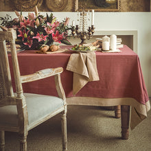 Load image into Gallery viewer, Linen Tablecloth Rustic Tablecloth For Wedding Round,Square,Rectangular Table Linens. Custom Linen Fabric Tablecloth
