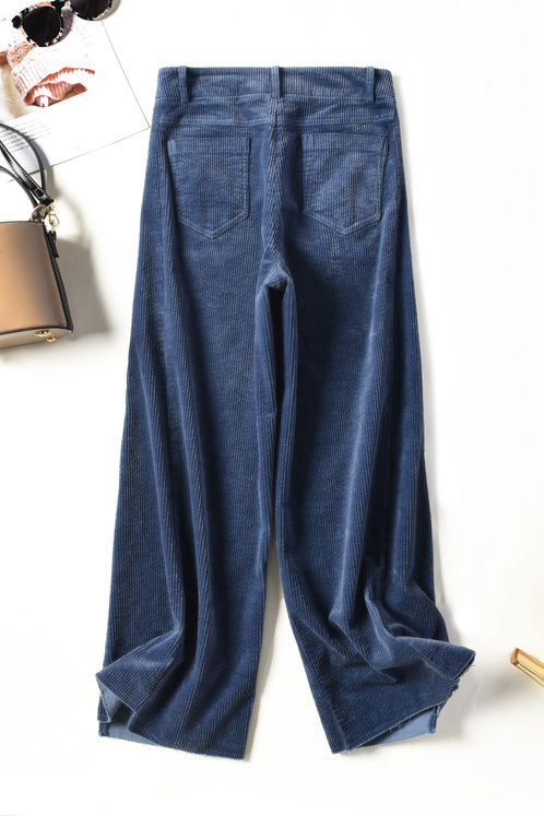 Women Loose Corduroy Wide Legs Pants– FantasyLinen