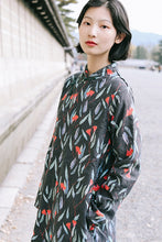 Load image into Gallery viewer, Women Winter Vintage Printed Linen Dress