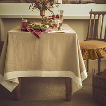 Load image into Gallery viewer, Linen Tablecloth Rustic Tablecloth For Wedding Round,Square,Rectangular Table Linens. Custom Linen Fabric Tablecloth
